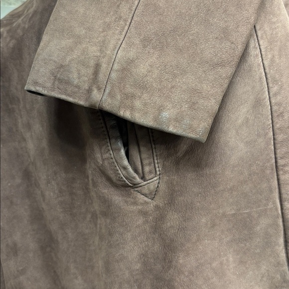J. Jill Brown leather chore coat, M - Picture 13 of 16